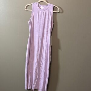 Lululemon All aligned ribbed midi dress size 6 NWT